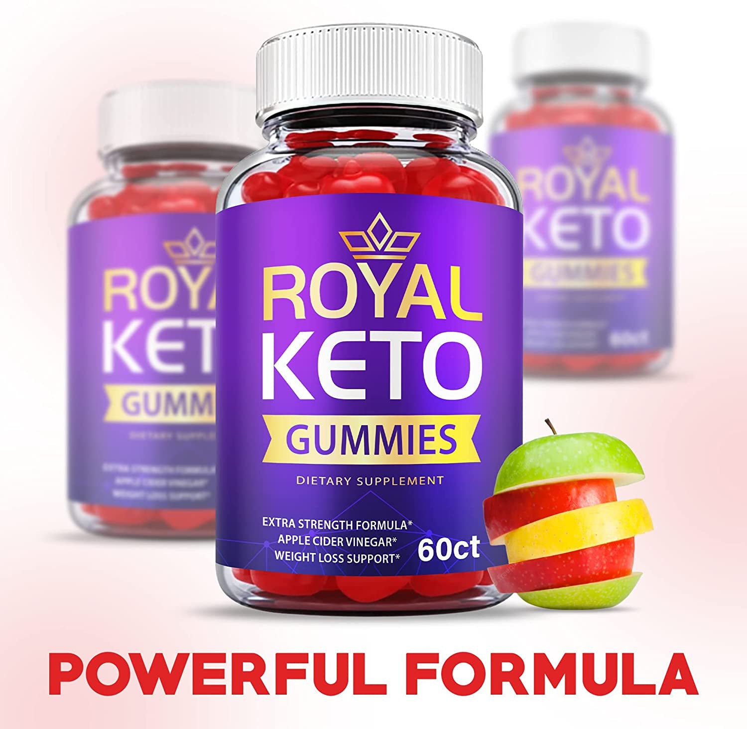 Royal Keto Gummies - Official Formula, Vegan - Royal Gummy Advanced Strength Formula, 1000Mg Apple Cider Vinegar Gummies with Beet Root Juice, Vitamin B12, VB6 Royalketo ACV Keto (60)