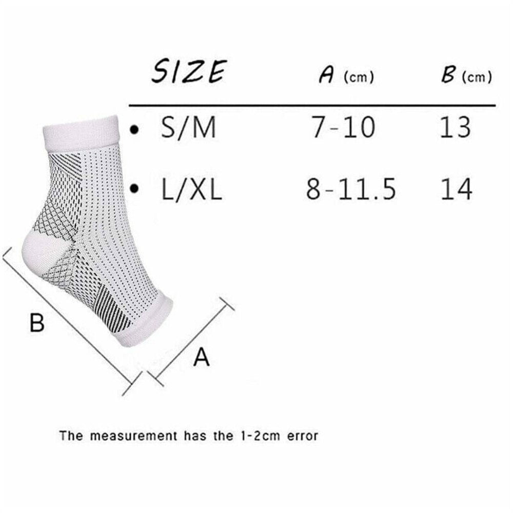 2 Pairs Amrelieve Soothesocks Ankle Compression Socks for Neuropathy Pain