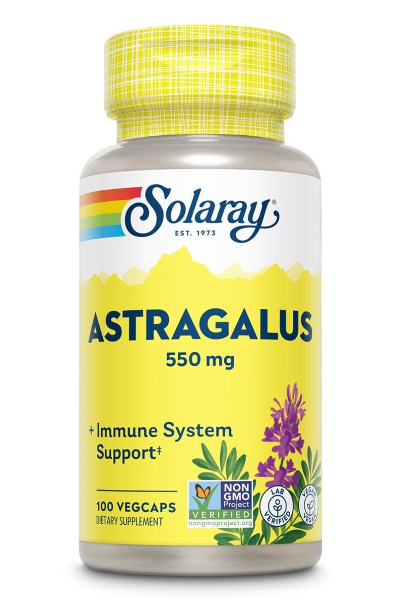 Solaray Astragalus -- 550 Mg - 100 Vegcaps