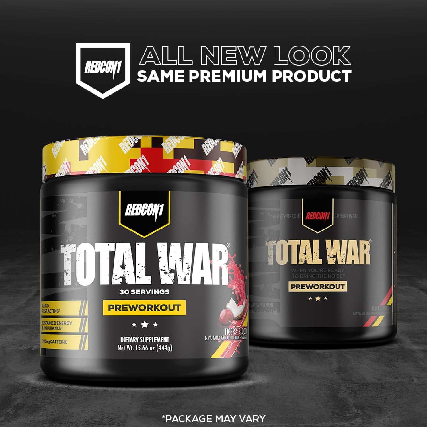 REDCON1 Total War Preworkout (Blue Lemonade) & Big Noise Non-Stim Preworkout Powder (Unflavored) Stack - Pre Workout Duo for Energy, Focus & Endurance - Keto (2 Products, 30 Servings Each)