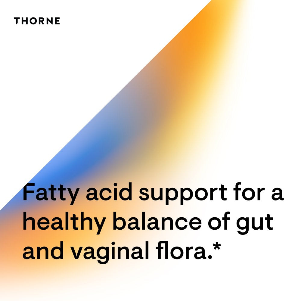 Thorne Undecylenic Acid, 250 Mg of Undecylenic Acid, Fatty Acid Support for a Healthy Balance of Gut and Vaginal Flora, Gluten Free, 250 Gelcaps, 50 Servings