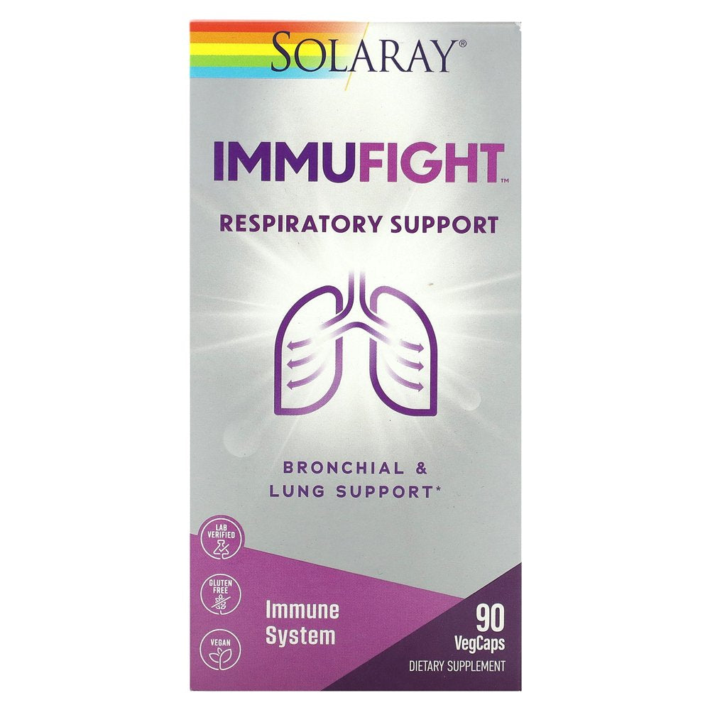 Solaray - Immufight Respiratory Support - 90 Veg Capsules