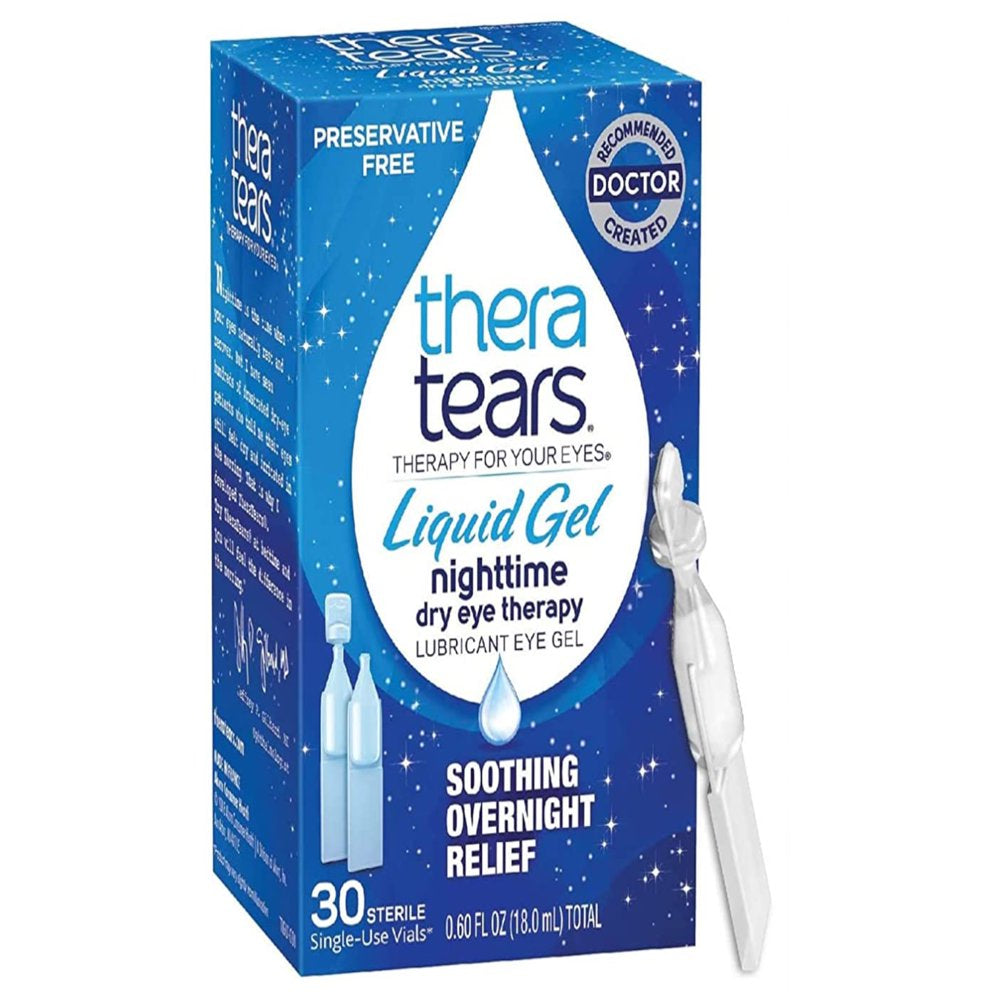 Thera Tearsâ® Nighttime Dry Eye Therapy Lubricant Eye Gel 30 Pre-Filled 0.60 Fl. Oz. per Box