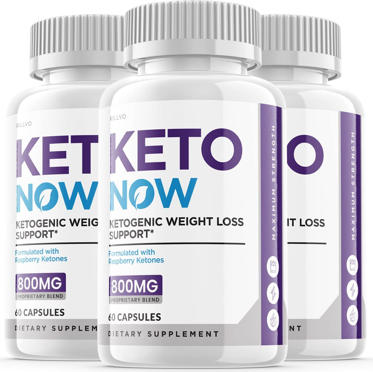 (3 Pack) Keto Now Pills Advanced Ketogenic Supplement (180 Capsules)