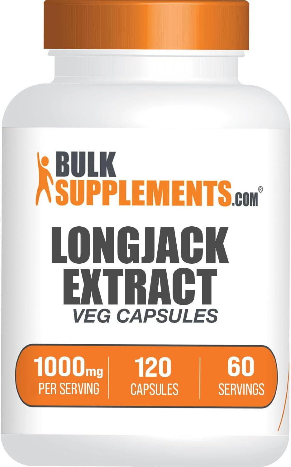 BULKSUPPLEMENTS.COM Longjack Extract Capsules - Tongkat Ali Extract, Longjack Capsules, Tongkat Ali Supplement - Tongkat Ali Capsules, Vegan-Friendly, 2 Capsules per Serving, 120 Veg Capsules