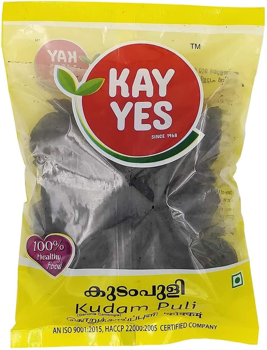 CROW Kayes Brindleberry/Kudampuli/Garcinia Cambogia/Goraka/Malabar Tamarind - Kerala Origin - 250 Grams