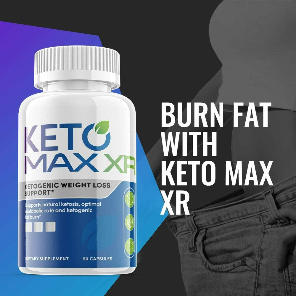 (1 Pack) Keto Max XR - Supplement for Weight Loss - Energy & Focus Boosting Dietary Supplements for Weight Management & Metabolism - Advanced Fat Burn Raspberry Ketones Pills - 60 Capsules