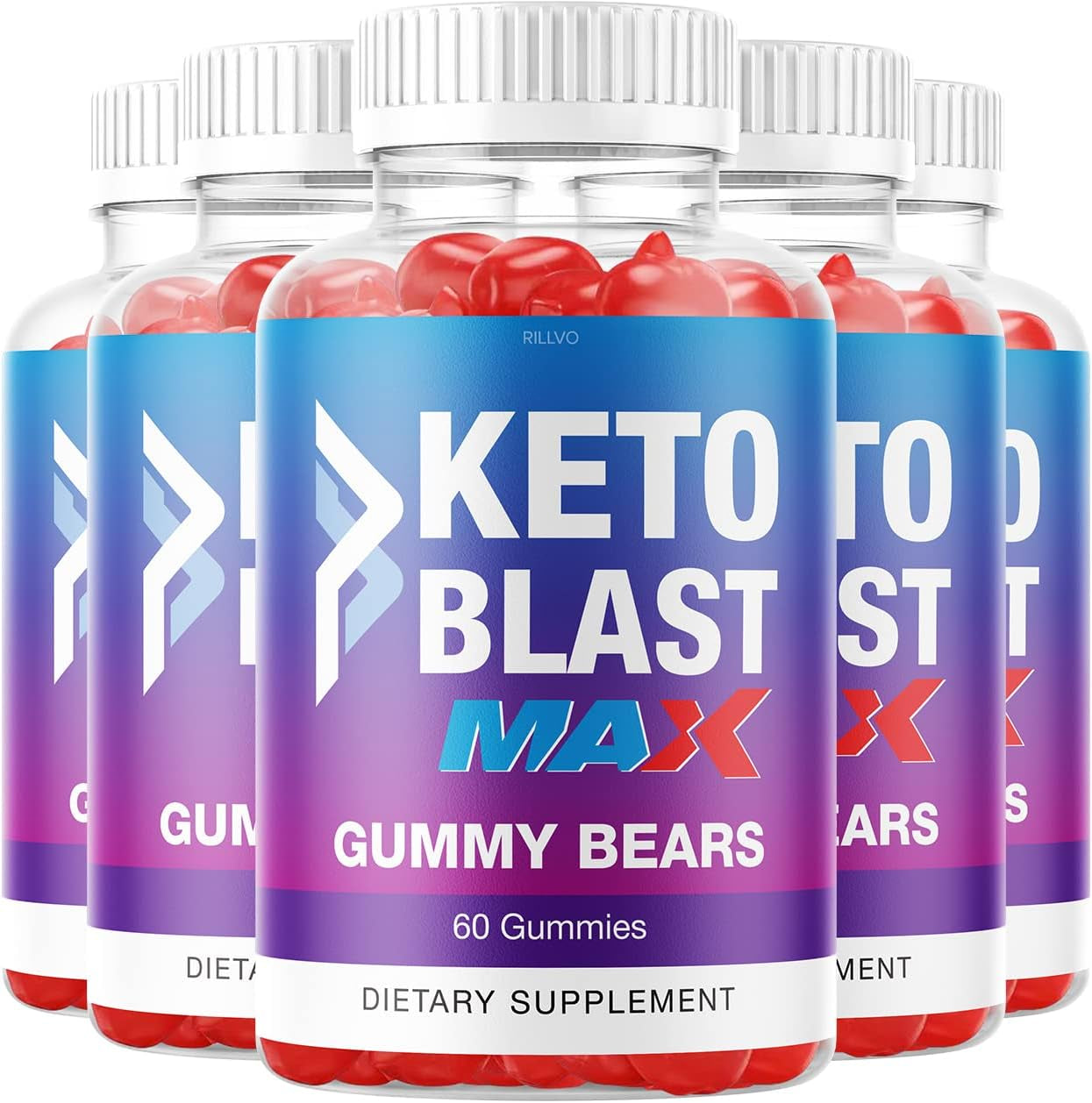 (5 Pack) Keto Blast Max Gummies Keto Blast Gummy Bears Ketoblast Gummies Advanced Formula (300 Gummies)