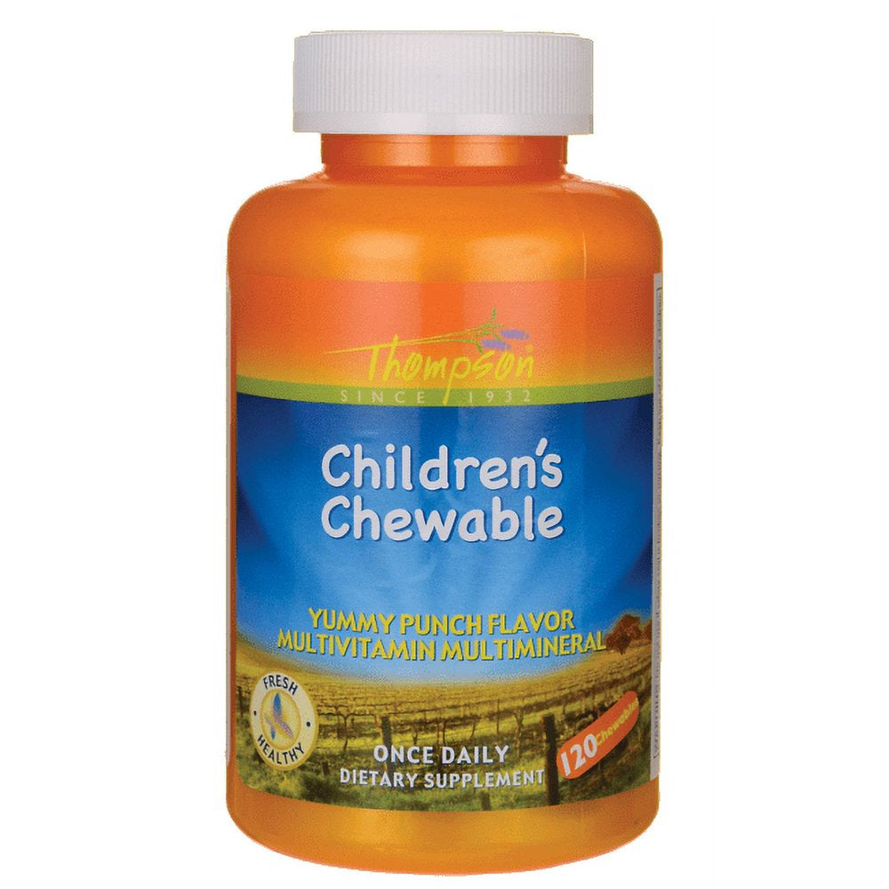 Thompson Children'S Chewable - Punch Flavor 120 Chwbls