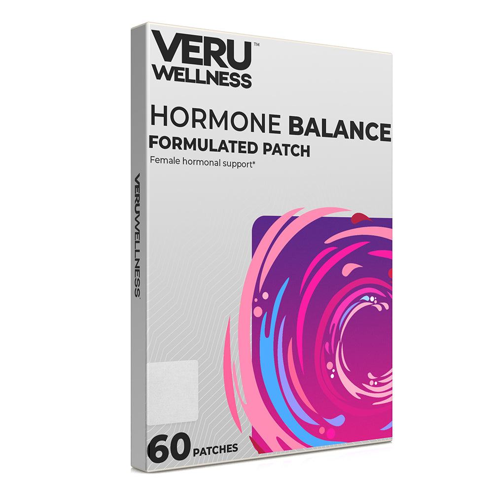 Veru Wellness Hormone Balance Myo Inositol & D-Chiro Inositol Patch - Ovarian, Mensural & Mood Support for Women (60 Patches)