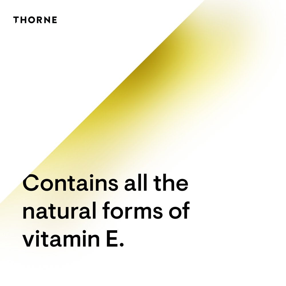 Thorne Ultimate-E, Contains All of the Natural Forms of Vitamin E, 60 Gelcaps