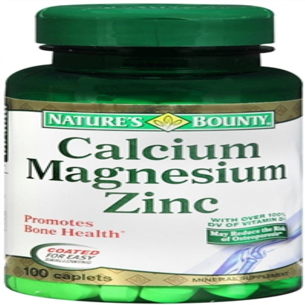 Nature'S Bounty Calcium Magnesium Zinc with Vitamin D3, 100 Ea