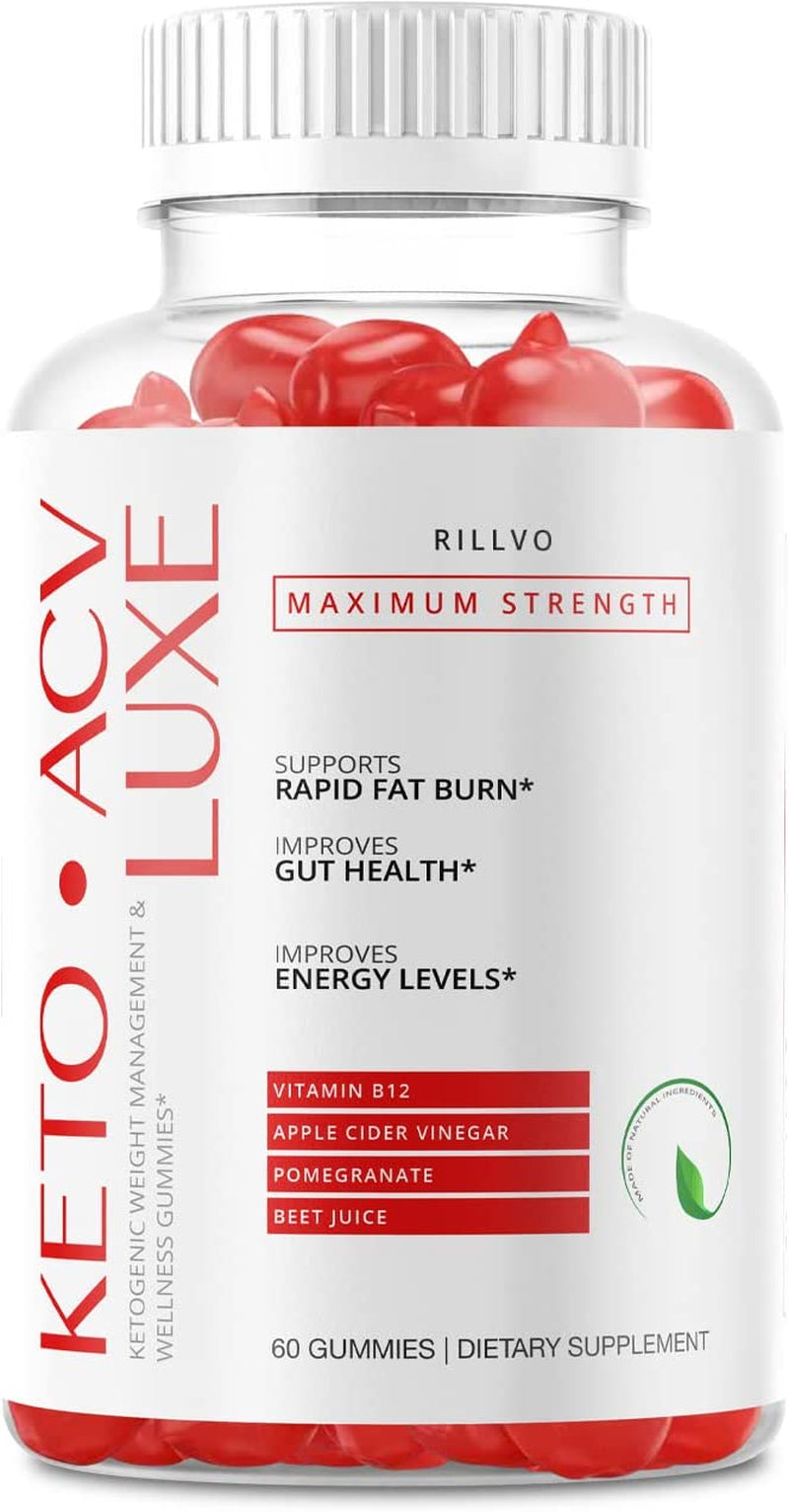 Keto Luxe ACV Gummies Advanced Formula Luxe Keto Gummies (60 Gummies)