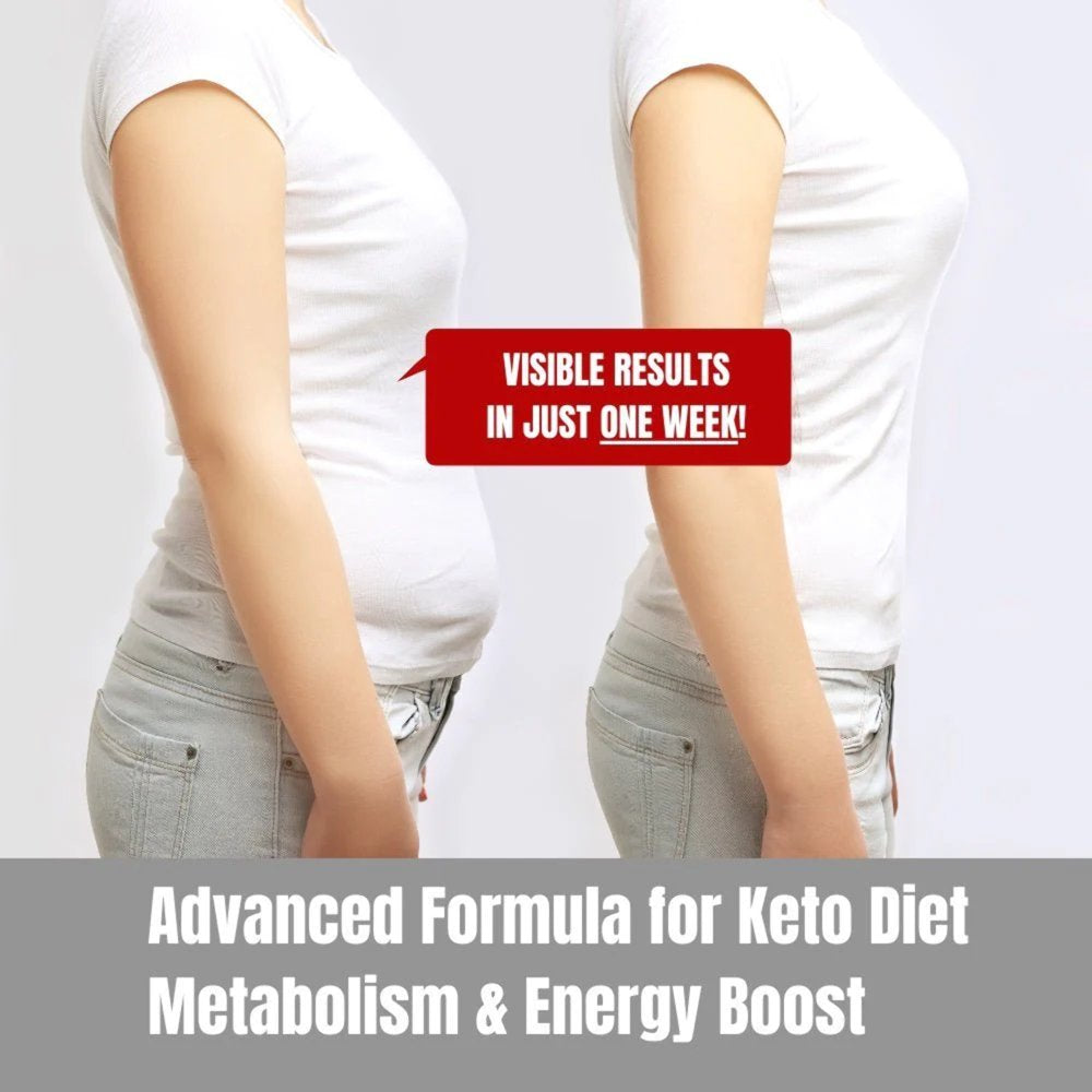 Premium Keto Diet Pills - Powerful Weight Loss and Fat Burn Formula for Ketogenic Diets Supplement - Manage Cravings, Boost Energy Focus with Ketosis - 3-Pack (180 Capsules)