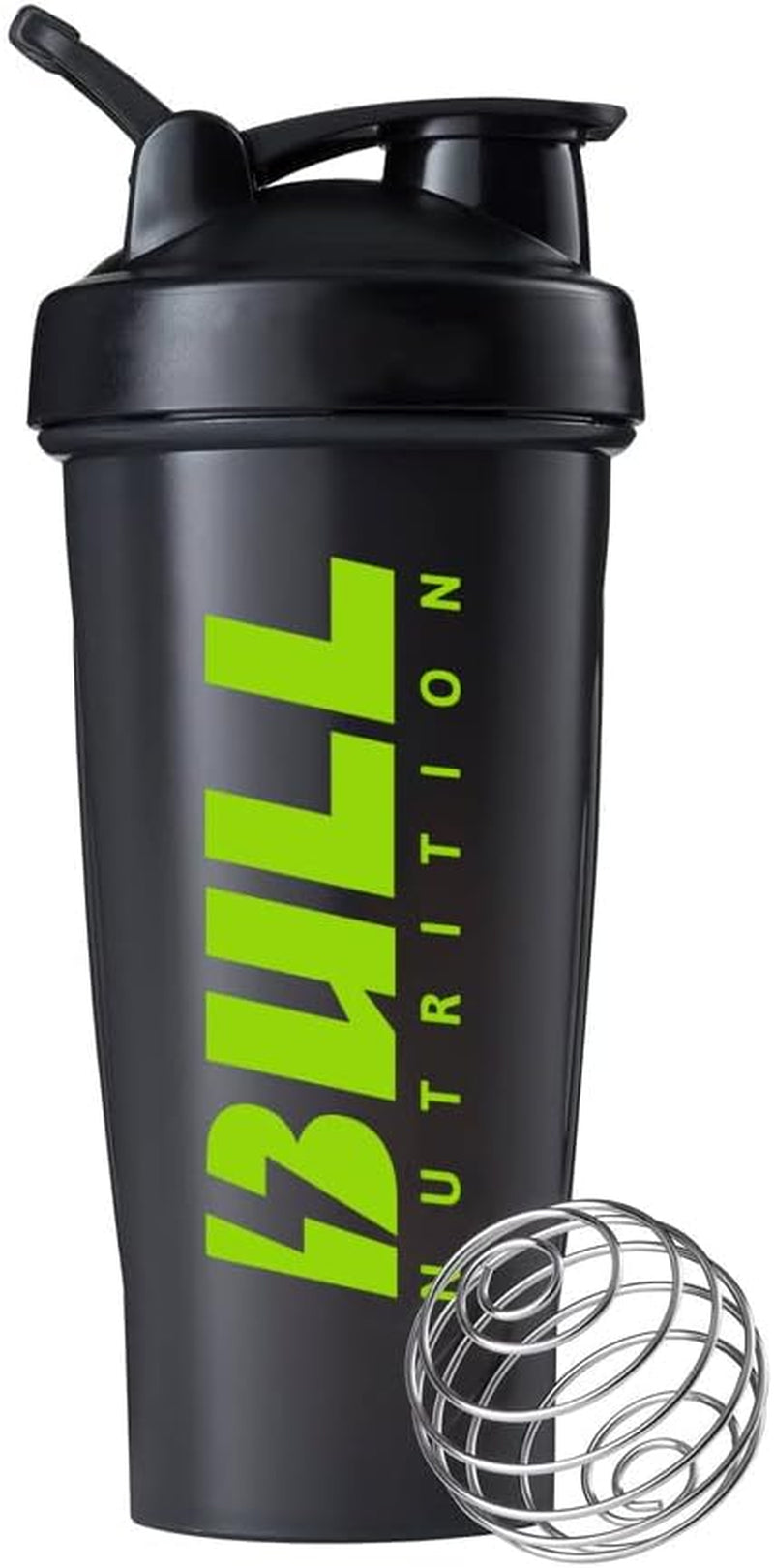 24Oz Shaker Bottle - BULL NUTRITION (Black)