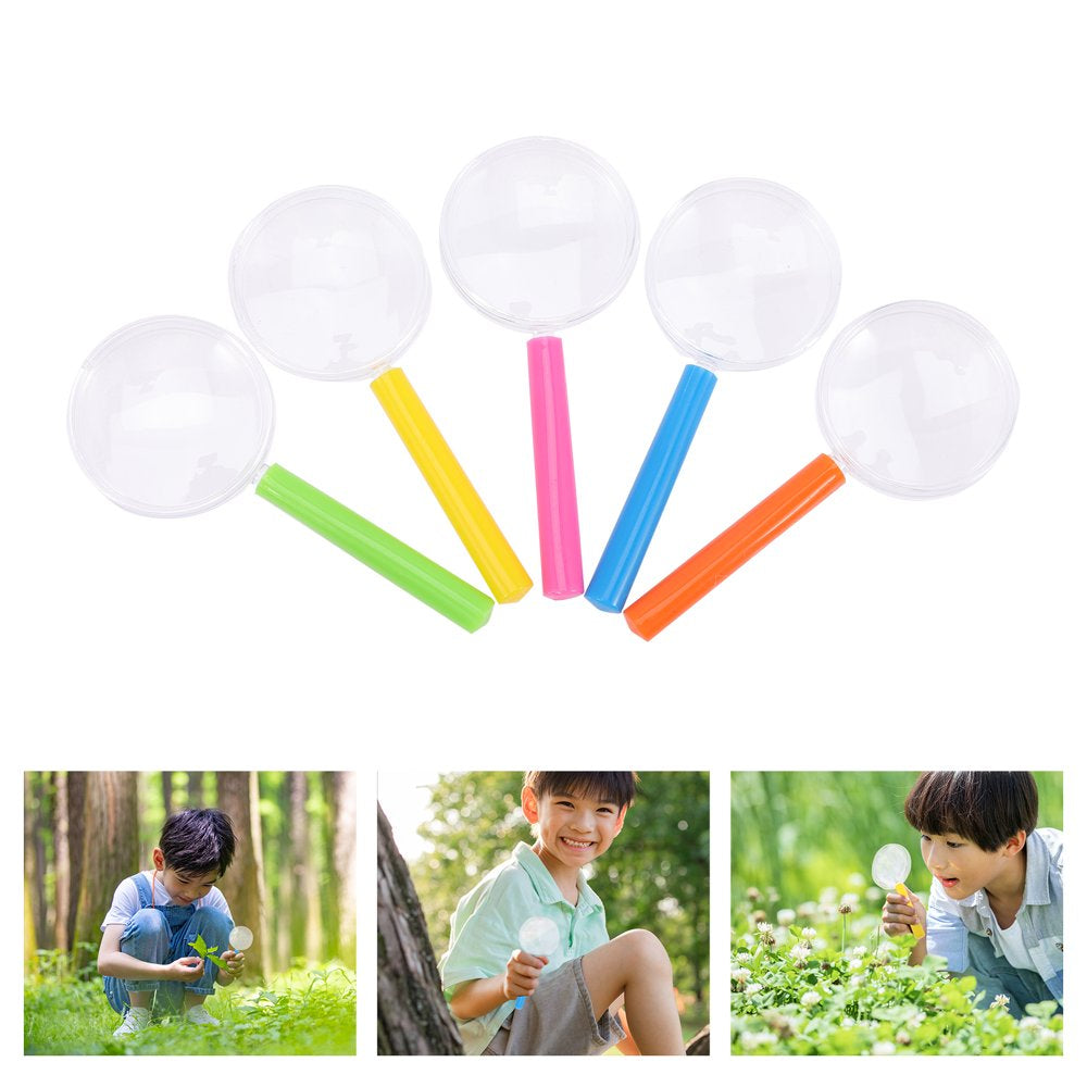 NUOLUX Magnifying Glass Kids Play Explorationglasses Mini Magnifier Handheldchildren Partyjumbo Favors Outdoor Magnifiers