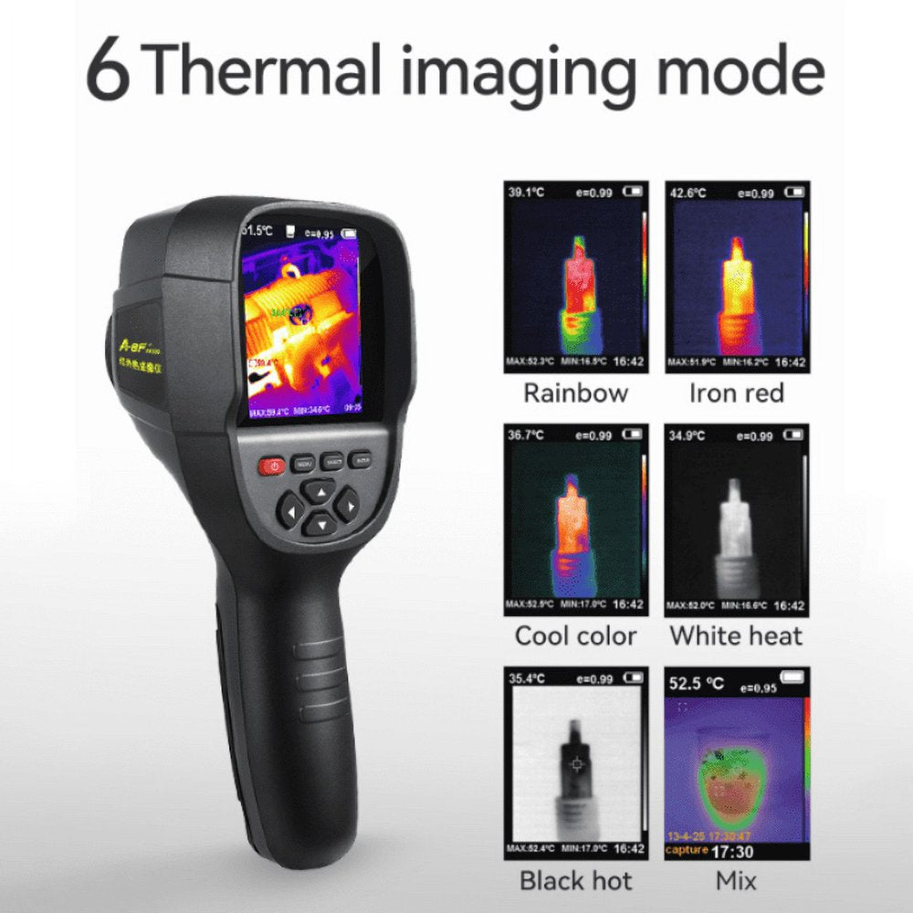 A-BF RX-500 & Hti Ht-H18+Infrared Thermal Imager Handheld Thermometer USB Thermal Imaging Camera Floor Pipe IR Tester