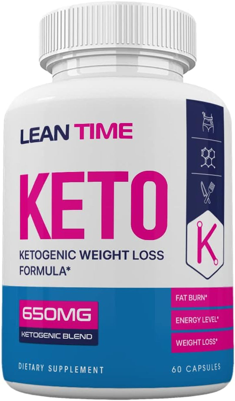 Keto BHB Real Lean Time Keto Pills, 60 Count