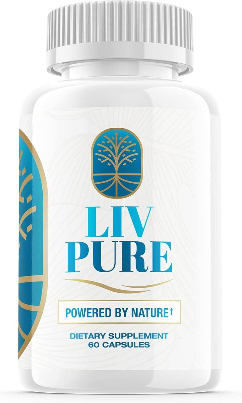 Liv Pure Powered by Nature Advanced Formula Liver Live Pure Perification Function Supplement 60 Capsules