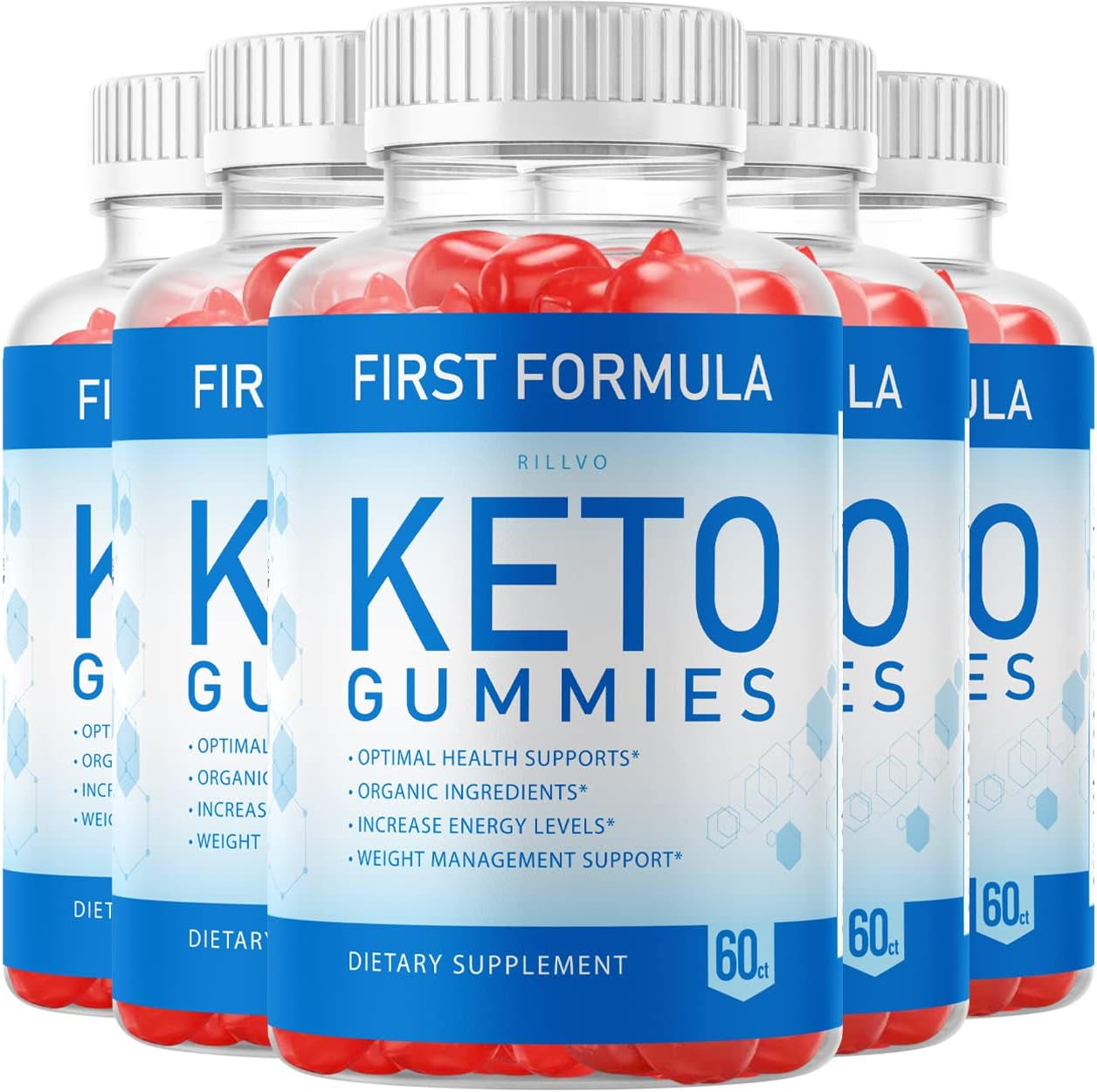 (5 Pack) First Formula Keto ACV Gummies Advanced First Formula Keto Apple Cider Vinegar Gummies (300 Gummies)