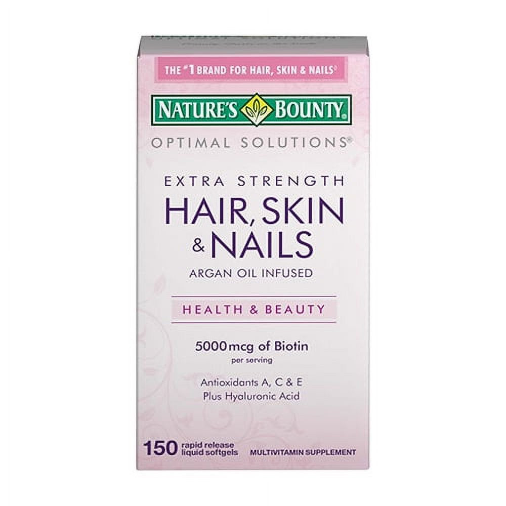 Natures Bounty 5000 Mcg of Biotin Hair Skin and Nails Caplets - 150 Ea