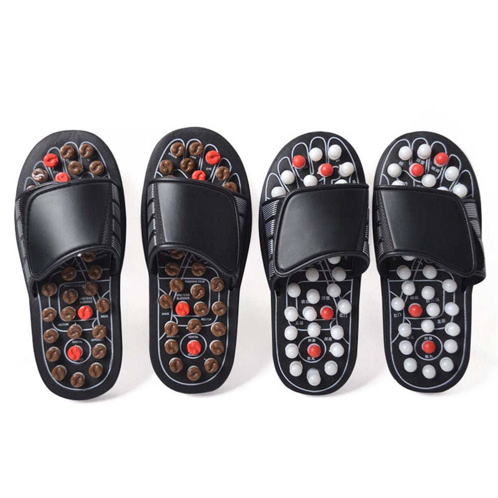 Etereauty Slippers Sandals Acupressure Foot Slipper Neuropathy Arch Sandal Relief Fasciitis Plantar Non Shower Massager