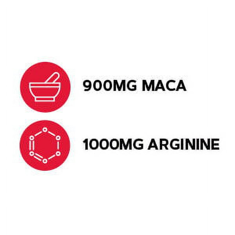 GNC Maca Man, Maca Root Arginine for Enhanced Blood Flow - 60 Vegetarian Capsules