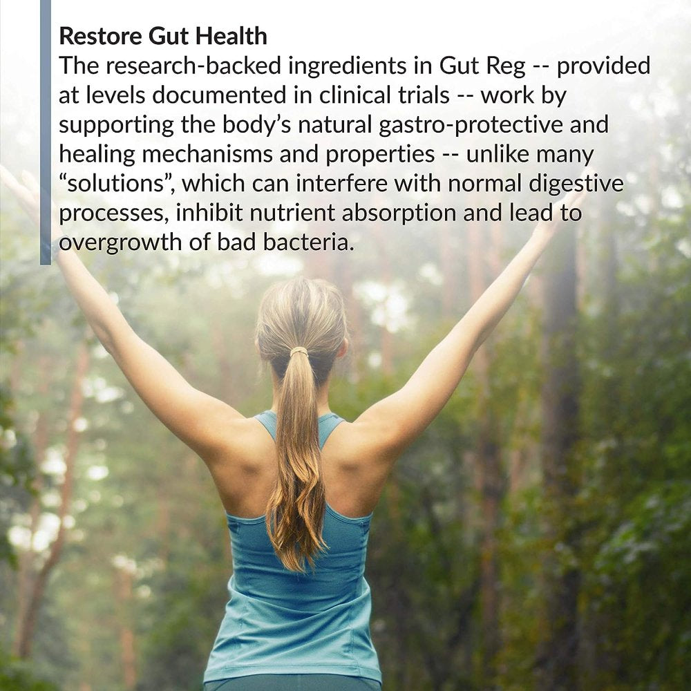 Biotrust Gut Reg Supports a Healthy Gut Lining, Helps Restore Gut Health and Helps Relieve Occasional GI Discomfort with Pepzin GI, L-Glutamine and Ginger Extract, Non-Gmo, Gluten-Free (60 Capsules)