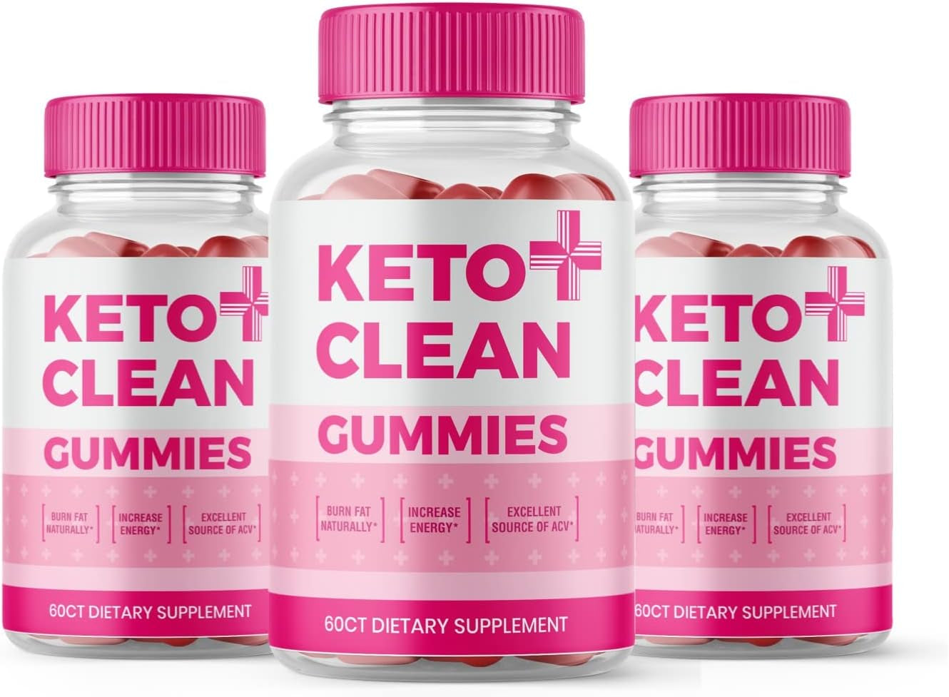 Zonata Keto Clean Gummies, Keto Clean ACV Gummies, 180 Count (Pack of 3)