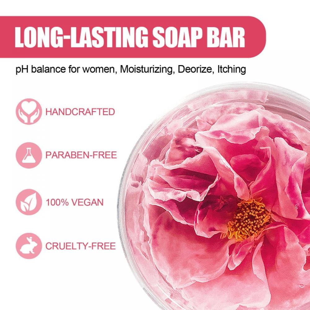 Soap Bars & Natural Yoni Oil Set Natural Yoni Oil Vaginal Wash for Women Feminine Wash Vaginial Deodorants Ph Balance Elimina