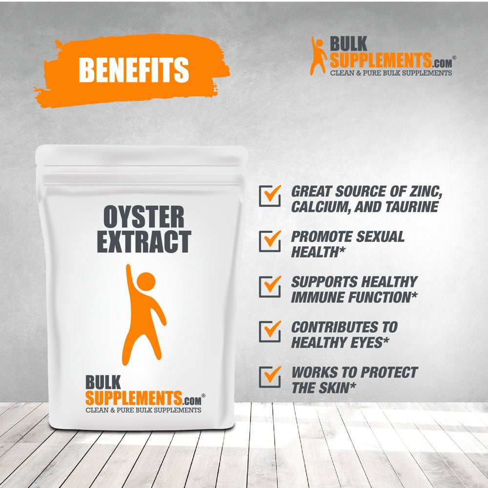 Bulksupplements.Com Oyster Extract - Zinc Supplement - Oyster Powder (250 Grams - 8.8 Oz)