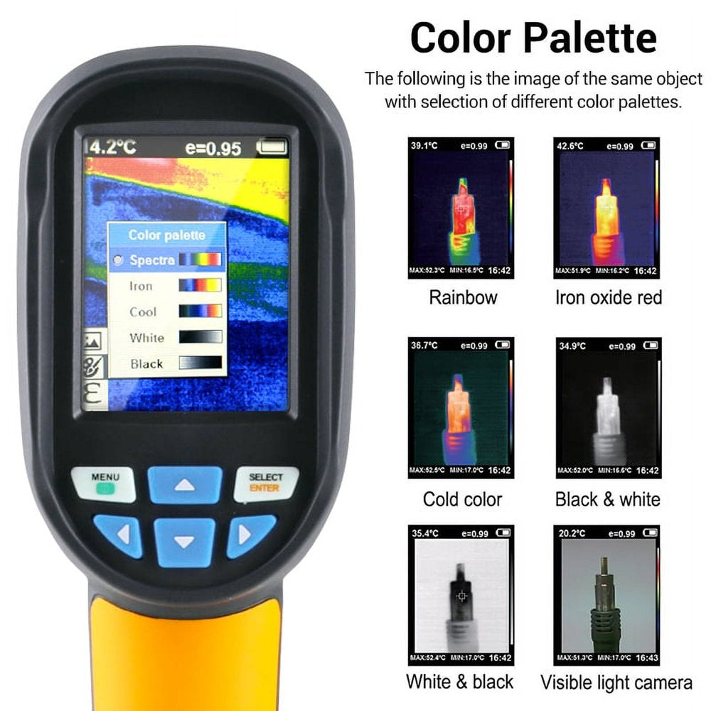 A-BF RX-350 Infrared Thermal Imager Handheld Industrial Thermal Camera Floor Heating Detection -20C ~ 400C Printed IR Cameras