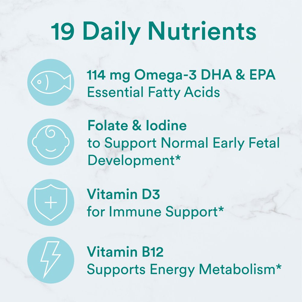 Smartypants Prenatal Multi & Omega-3 Fish Oil Gummy Vitamins with DHA & Folate - 80 Ct