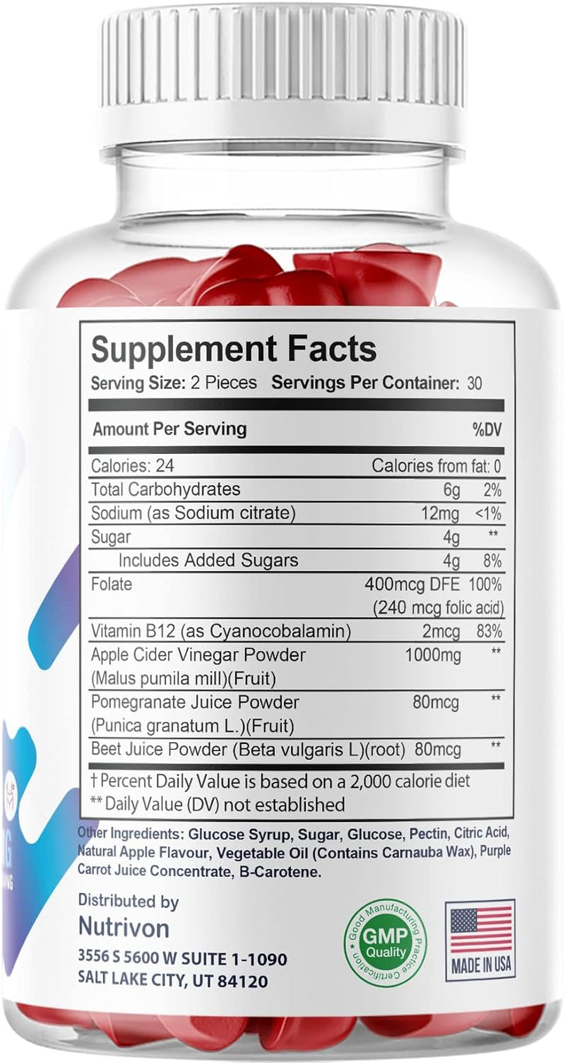 Lomilan Divine Fit Keto Gummies, Divine Fit ACV Gummies, 180 Count (Pack of 3)