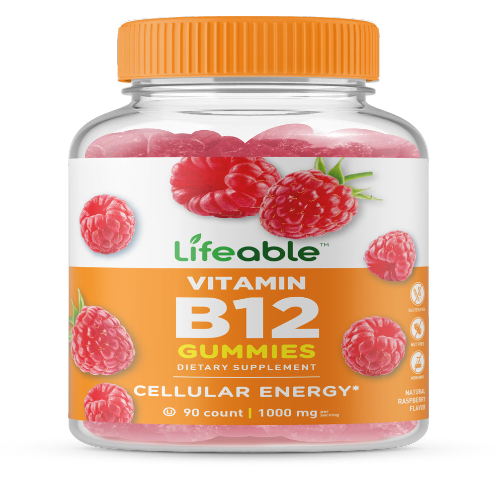 Lifeable Vitamin B12 - 1000 Mcg - 90 Gummies