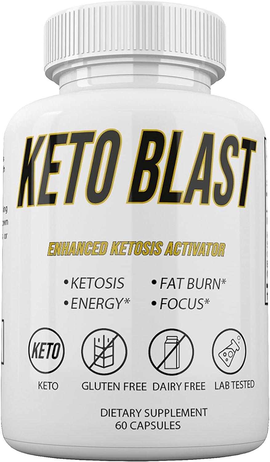 (Official) Keto Blast, Advanced Formula, Made in the USA, (1 Bottle Pack), 30 Day Supply