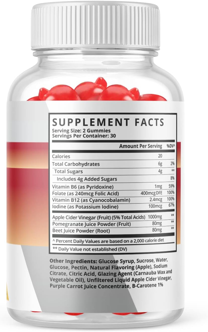 Accent Slim ACV Gummies - Vegan, Non GMO - Accent Slim ACV Keto Gummies with Apple Cider Vinegar, Accent Slim Keto Gummies with ACV for Ketosis, Advanced Formula Ketogenic (1 Pack)