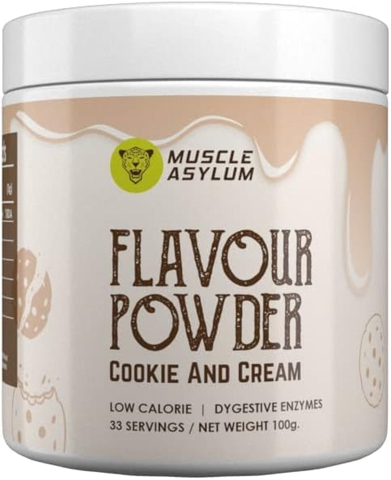 Gamium Flavour Powder for Raw Whey Protein with Digestive Enzymes - 33 Servings (Cookie & Cream) 100 Gm