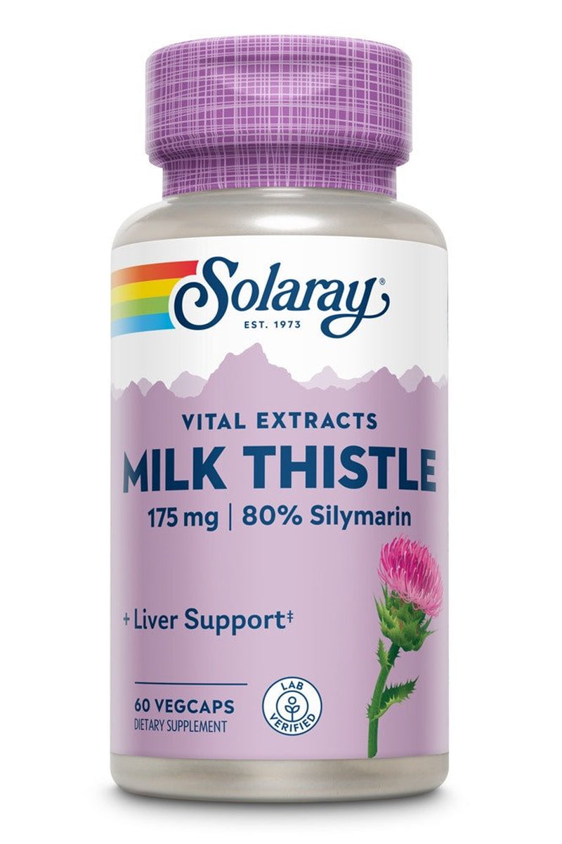 Solaray Milk Thistle Extract -- 175 Mg - 60 Vegcaps