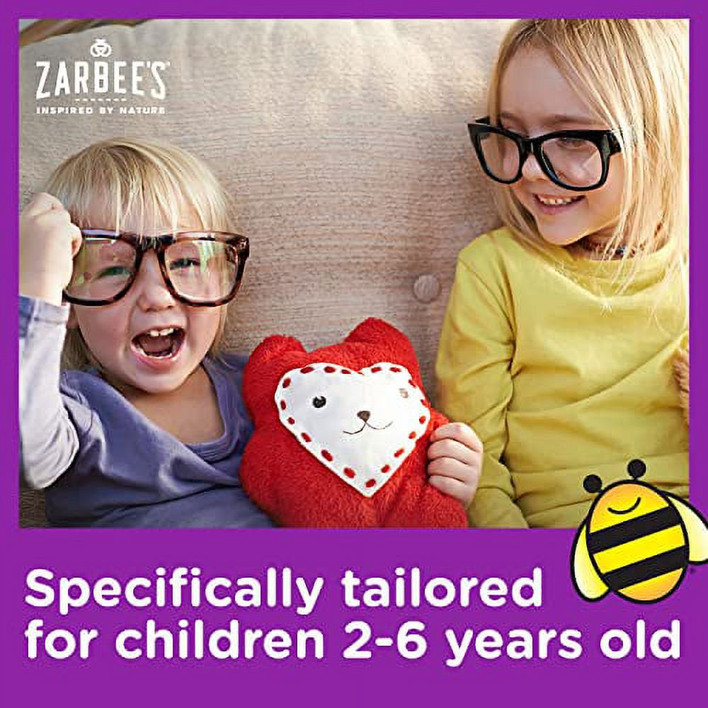 Zarbee'S Kids Cough + Immune Day/Night Value Pack for Children 2-6 with Dark Honey, Vitamin D & Zinc, 1 Pediatrician Recommended, Drug & Alcohol-Free, Mixed Berry Flavor, 2X4Fl Oz