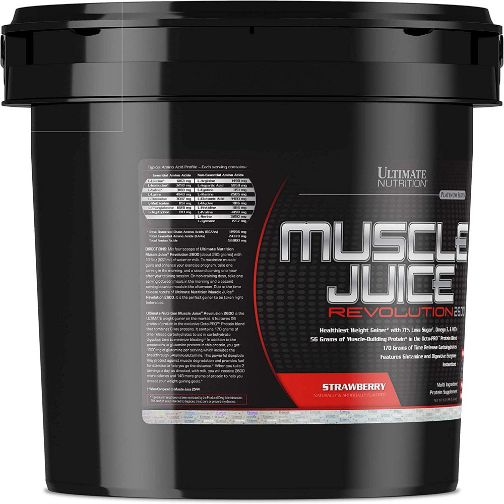 Ultimate Nutrition Muscle Juice Revolution 2600 Protein Powder Supplement-11.1 Lb