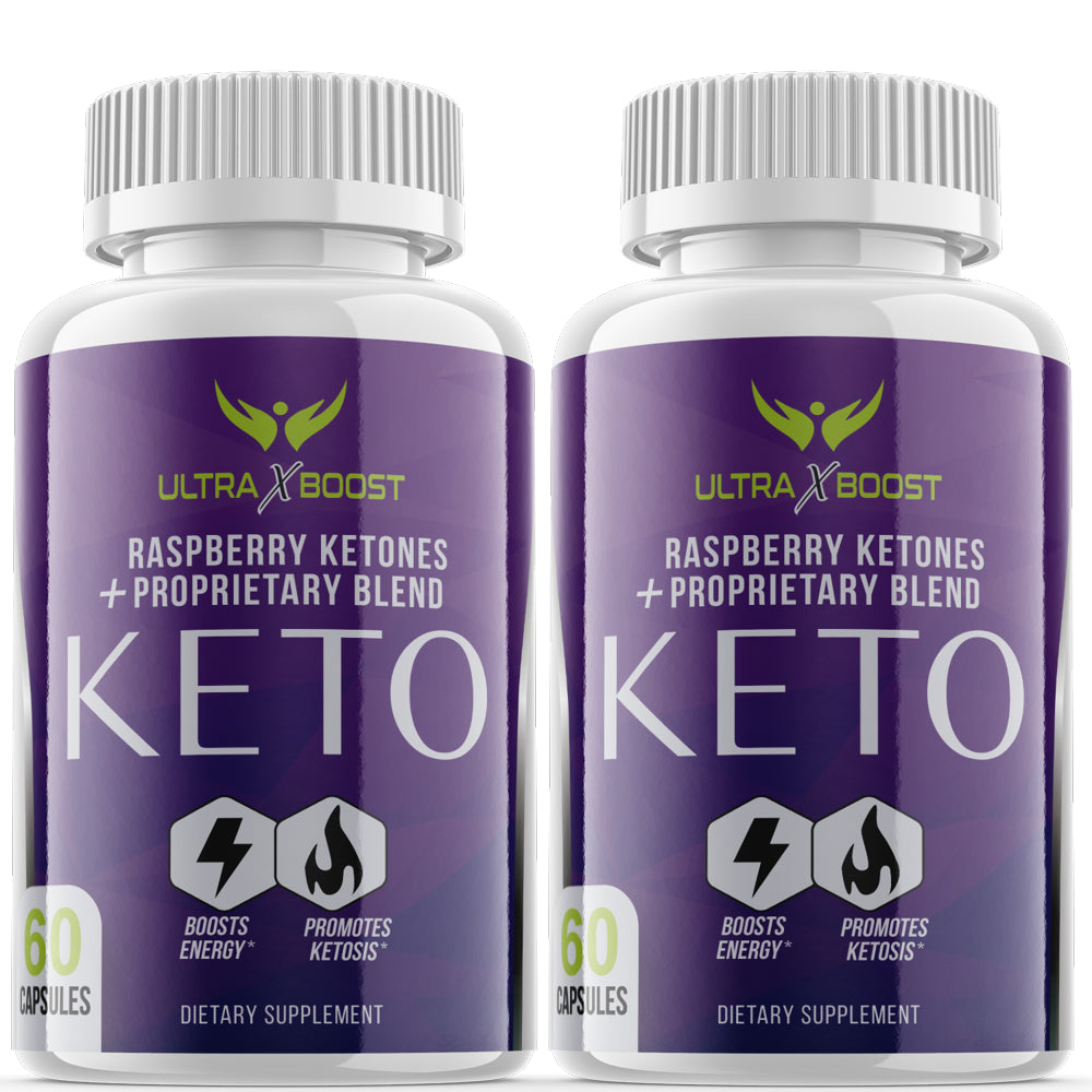 (2 Pack) Ultra X Boost Keto Diet Pills - Utilize Fat for Energy with Ketosis - Boost Energy & Focus, Manage Cravings, Support Metabolism - Supplement for Women and Men - 120 Capsules