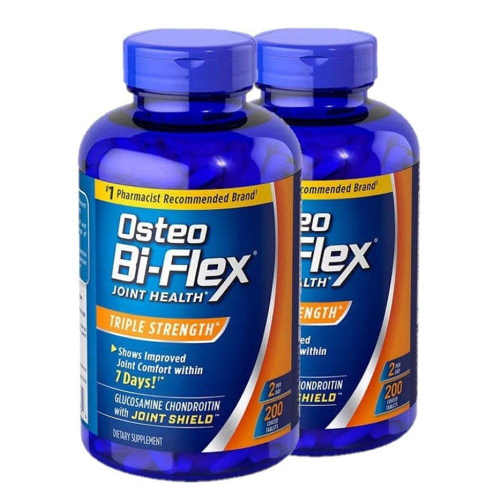 2 Pack | Osteo Bi-Flex Triple Strength, 200 Tablets