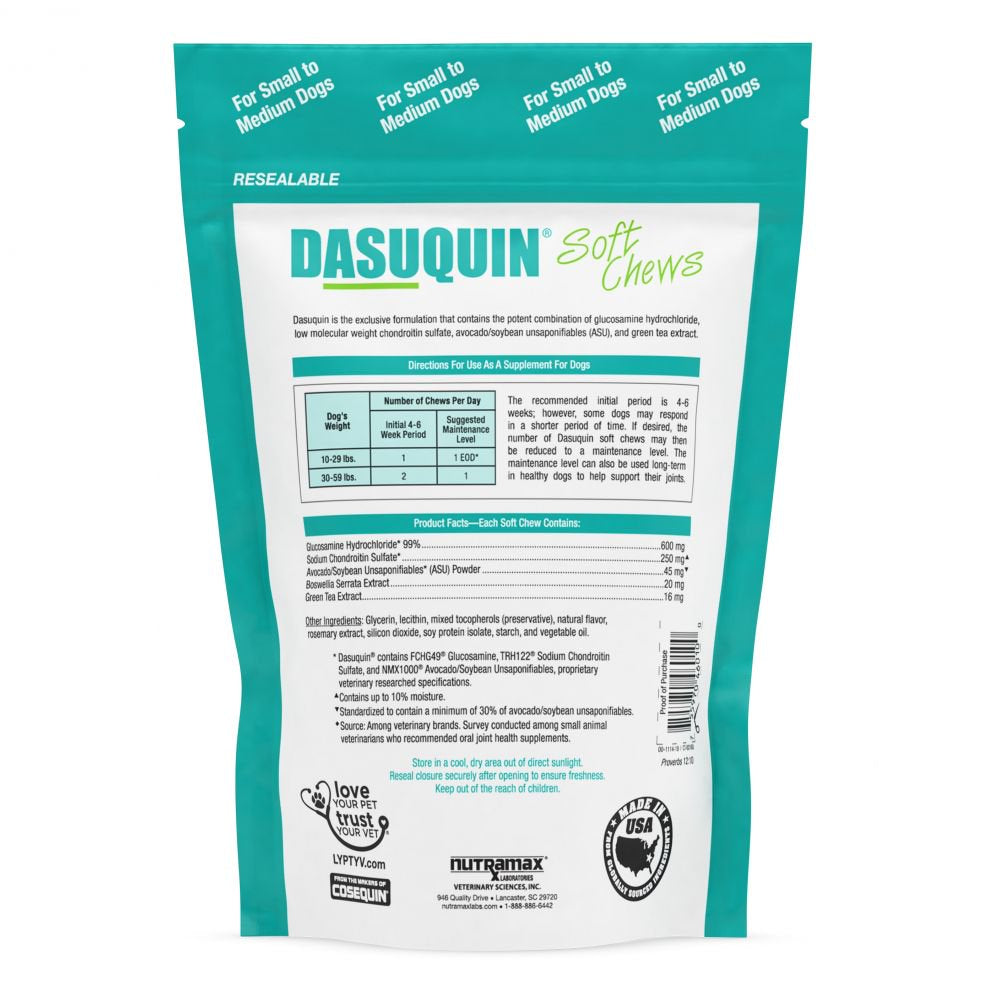 Dasuquin Soft Chews for Small & Medium Dogs 84Ct