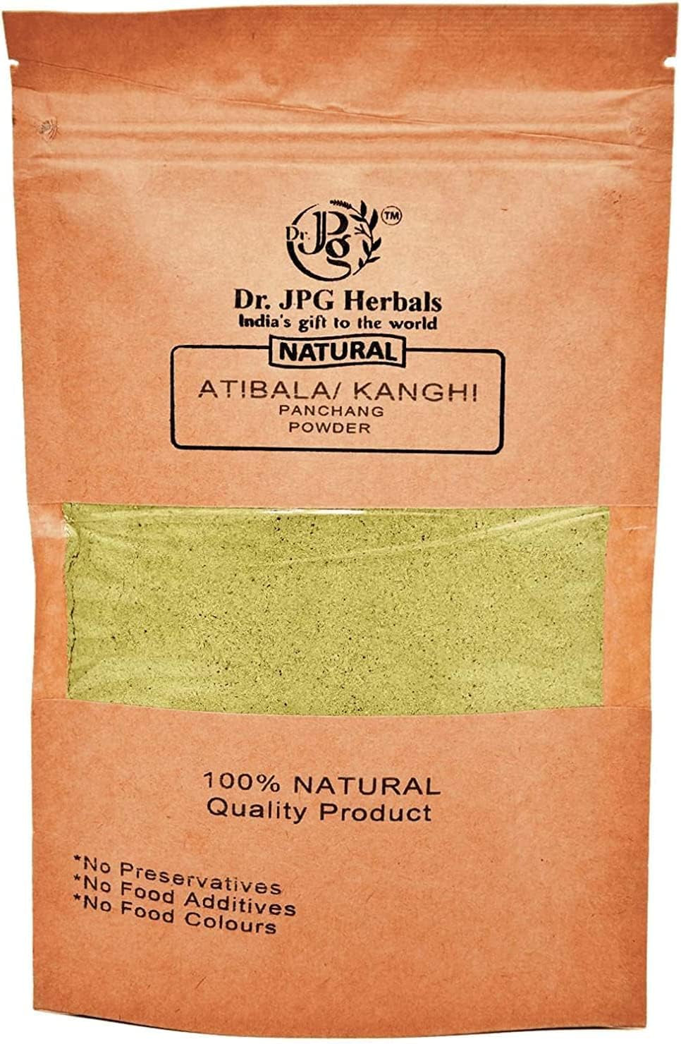 PUB Dr. JPG 100% Natural Atibala/Kanghi Leaf Powder-200G-(Panchang Powder) (100G X 2Pc=200G)