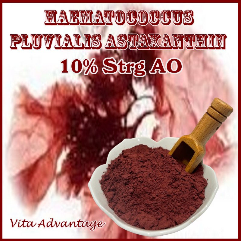 Vita Advantage Organic Haematococcus Pluvialis, Astaxanthin(Asta)10% Strg AO 25G