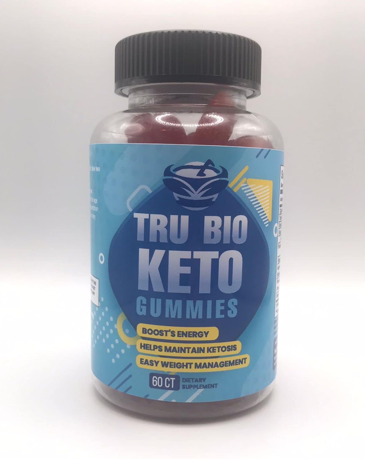 Tru Bio Keto Gummies, Trubio ACV Gummies, 120 Gummies (Pack of 2)