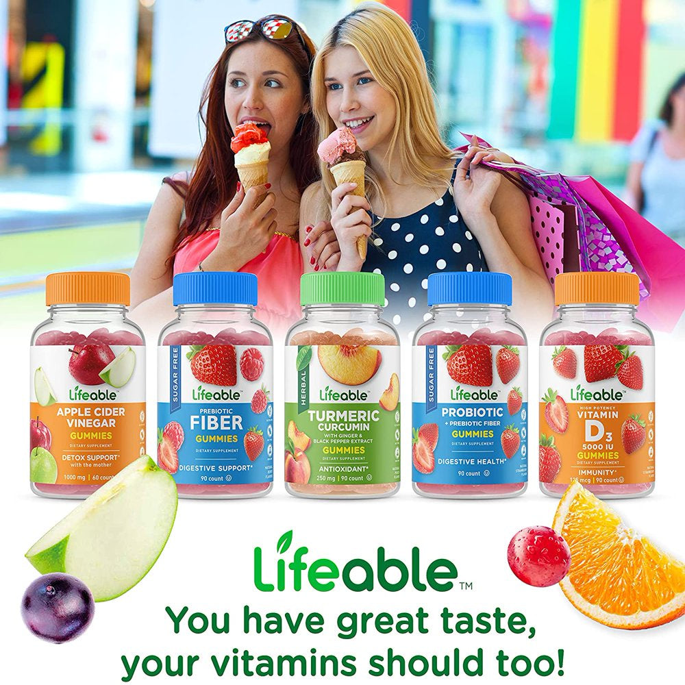 Lifeable Probiotics -2 Billion CFU - 90 Gummies